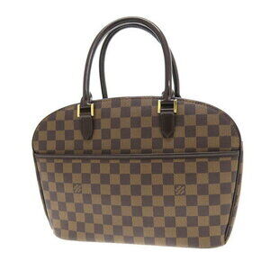 Louis Vuitton Damier Saria Horizontal Shoulder Bag Brown